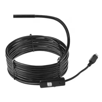 USB endoskoop MEDIA-TECH ENDOSCOPE 66° CMOS, 640x480 30fps, IP67, 6 LED-i, magnet ja konks