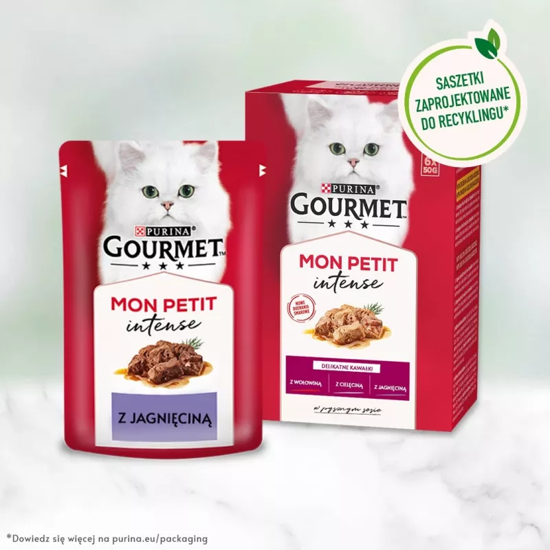 GOURMET Mon Petit Meat Mix - märg kassitoit - 6 x 50 g