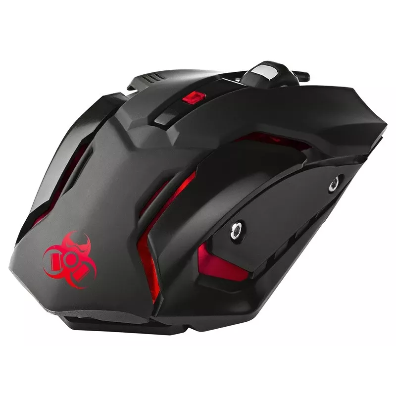 Juhtmevaba ergonoomiline mängurihiir TRACER ROCKY RF NANO - kompaktne disain, juhtmevaba RF-ühendus