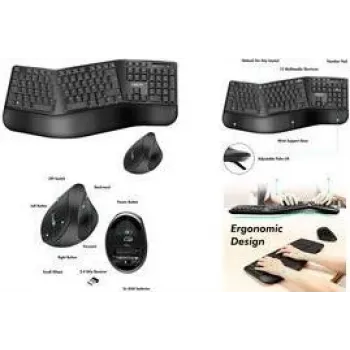 LogiLink ID0211 klaviatuur koos hiirega RF Wireless QWERTZ German Must (ID0211)