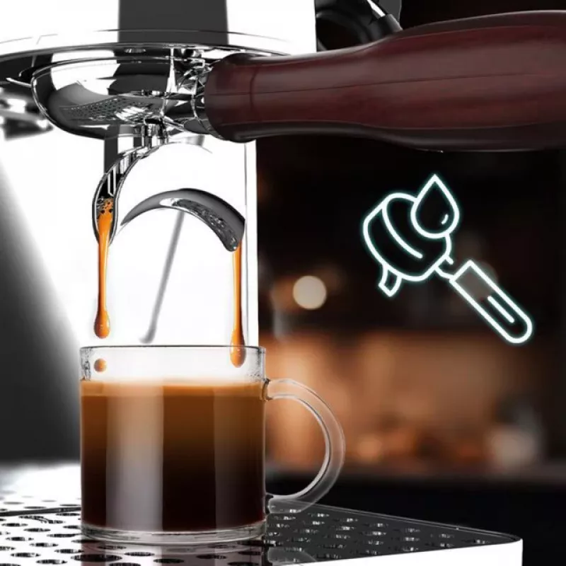 Baristeo Intima Siebträgermaschine (hõbe/roostevaba teras, termoblokk)