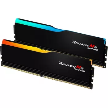 DIMM 64 GB DDR5-6000 (2x 32 GB) kahekomplekt, mälu must, F5-6000J3238G32GX2-RM5NRK, Ripjaws M5 Neo, AMD EXPO