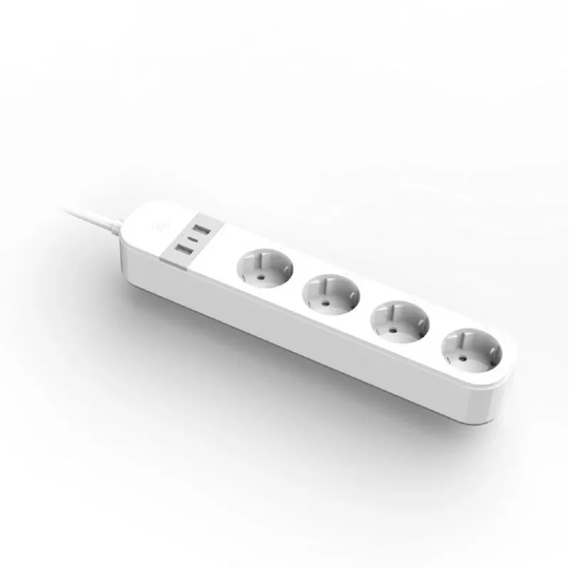 Nutikas pistikupesa Gembird TSL-PS-S4U-01-W 4 vahelduvvoolupesa 3880 W Valge
