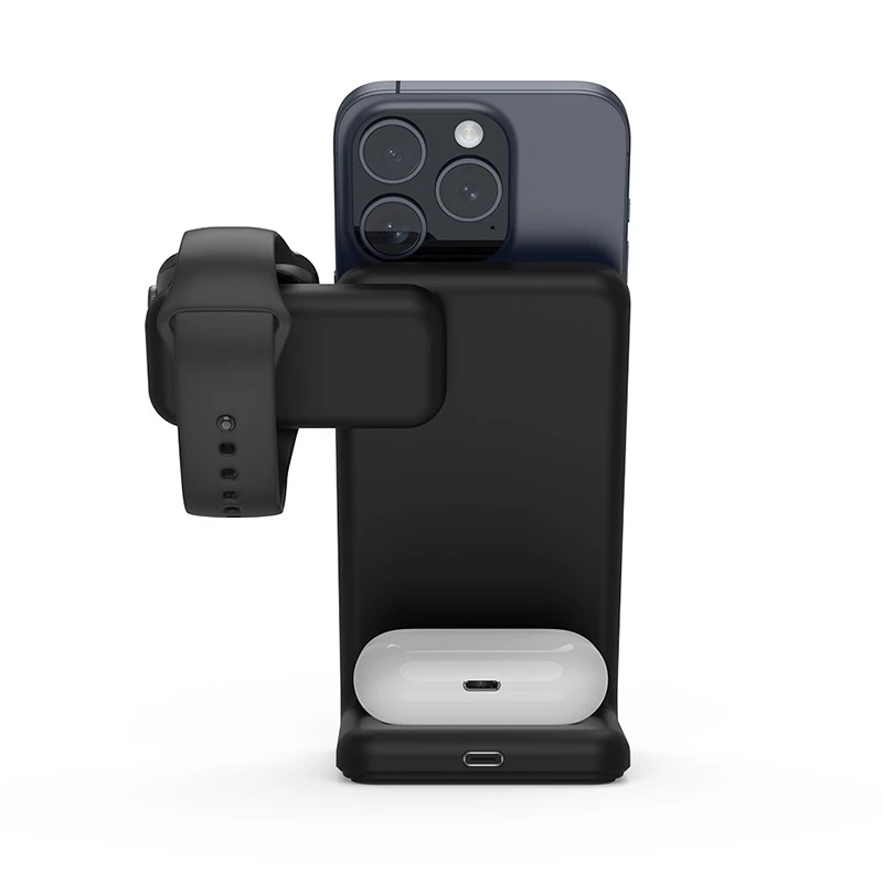 Siselaadija Crong CRG-MSPS-BLK nutikellale must Lightning USB juhtmevaba
