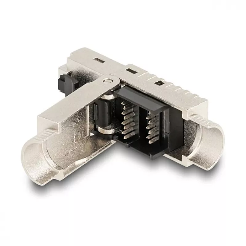 DeLOCK RJ45-pistik, monteeritav Cat.6A, kaablitihendi ja tolmukattega