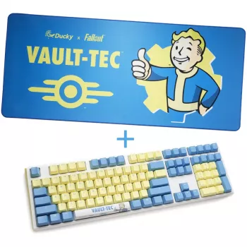 Ducky x Fallout Vault-Tec Limited Edition One 3 mänguklaviatuur + hiirematt - MX-Brown (US)