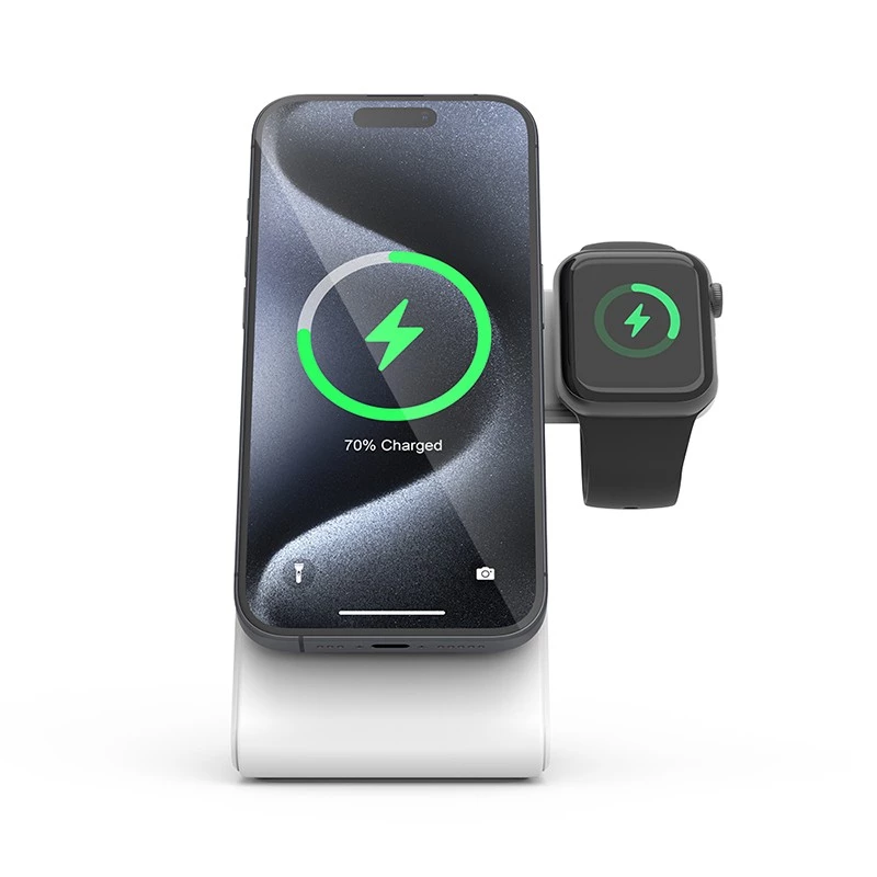 Juhtmeta laadija 3in1 MagSafe iPhone'ile, Apple Watchile ja AirPodsidele Crong