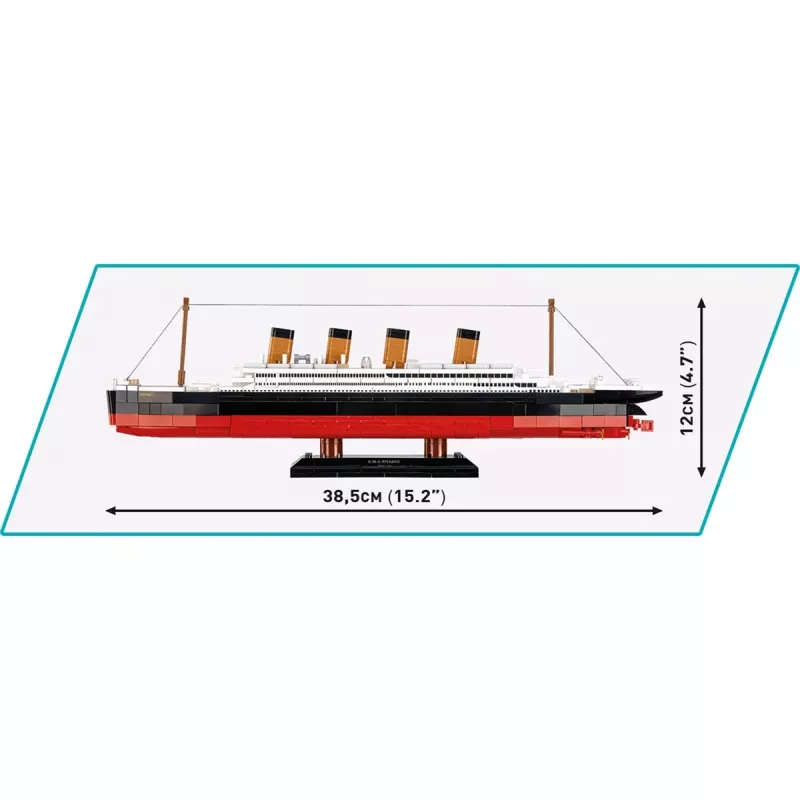 Konstruktsioonikomplekt Cobi R.M.S. Titanic mudel 593 osa COBI-1680 — mastaapne mudeli ehitusklotsid