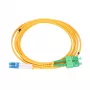 Extralink SC/APC - LC/PC ühemoodiline dupleks-patch-kaabel 9/125 µm 2 mm, 1,5 m