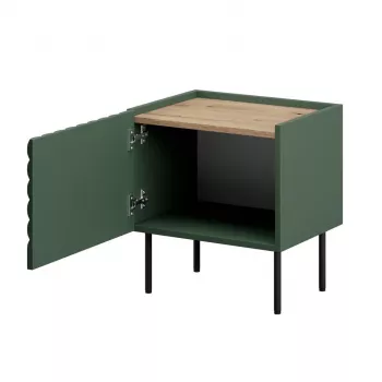 Öökapi komplekt cama meble ONDA 2 tk 50×40×K54 cm, roheline, MDF/puitlaastplaat, 16 mm karkass