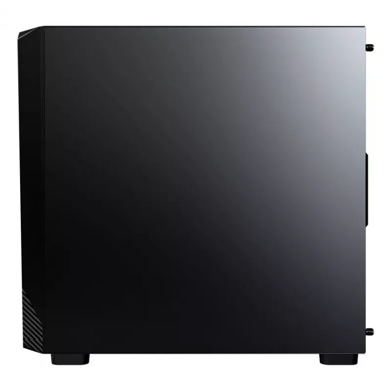 Montech X5M (B) Micro Tower PC-korpus — Micro‑ATX/Mini‑ITX, 3×120 mm ees, 1×120 mm taga, toetab ATX-toiteplokki, 2×3,5-tolline + 4×2,5-tolline, must