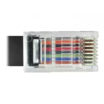 DeLock - Jadapordi adapter - USB-C - RS-232 x 1 - Must (63912)