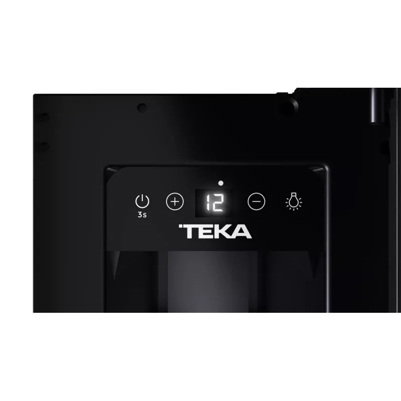 Teka RVU 10008 GBK Termoelektriline veinijahuti Sisseehitatav Must 8 pudelit