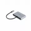 DICOTA D32064 mobiilseadme dokkimisjaam tahvelarvutile/nutitelefonile/sülearvutile hõbedane