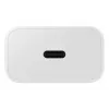 AC USB kiirlaadija Samsung EP-T2510 25W valge, USB-C, PPS, ülikiire laadimine