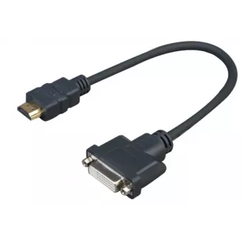 Vivolink PROHDMIADAPDVI videokaabli adapter 0,2 m HDMI DVI-D Must