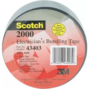 3M 2000 Cinta Americana - Hall - PVC - 46 m - 50 mm - 0,15 mm (7000076790)