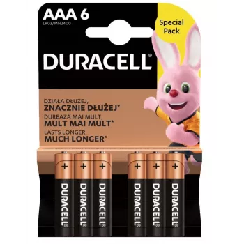 Aku Duracell AAA R03 6 tk