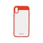 Cover Tellur iPhone X TLL121623 Punane Läbipaistev