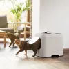 Hooded litter box Rotho BIALA Beige 395×510×443 mm, plastik with spatula