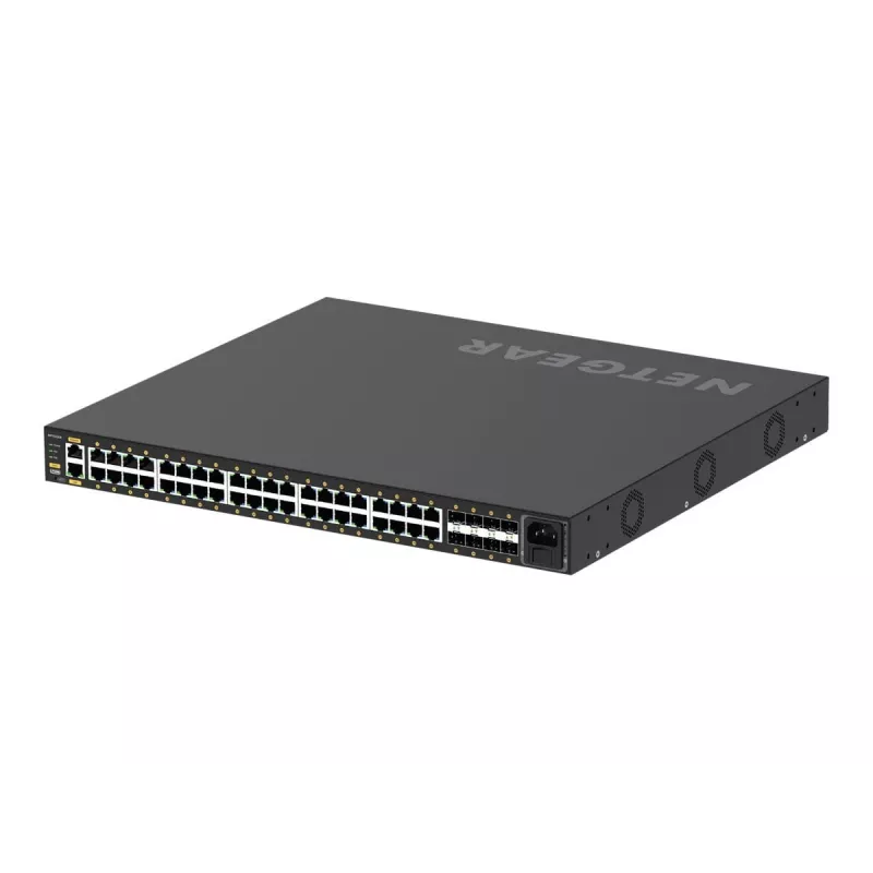 NETGEAR GSM4248P-100EUS võrgulüliti Hallatav L2/L3/L4 Gigabit Ethernet (10/100/1000) Power over Ethernet (PoE) Must