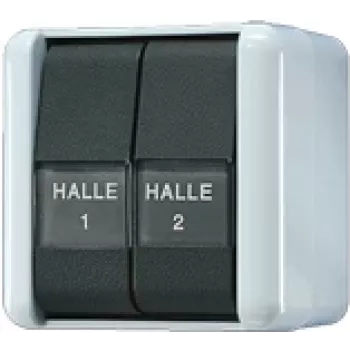 Jung 835 NAW elektrilüliti 1P must - valge (835NAW)