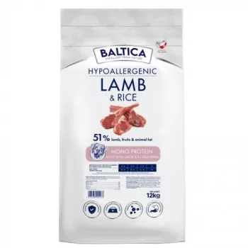 BALTICA Nutraceutic hüpoallergeenne L/XL Lamb with rice - kuiv koeratoit - 12 kg