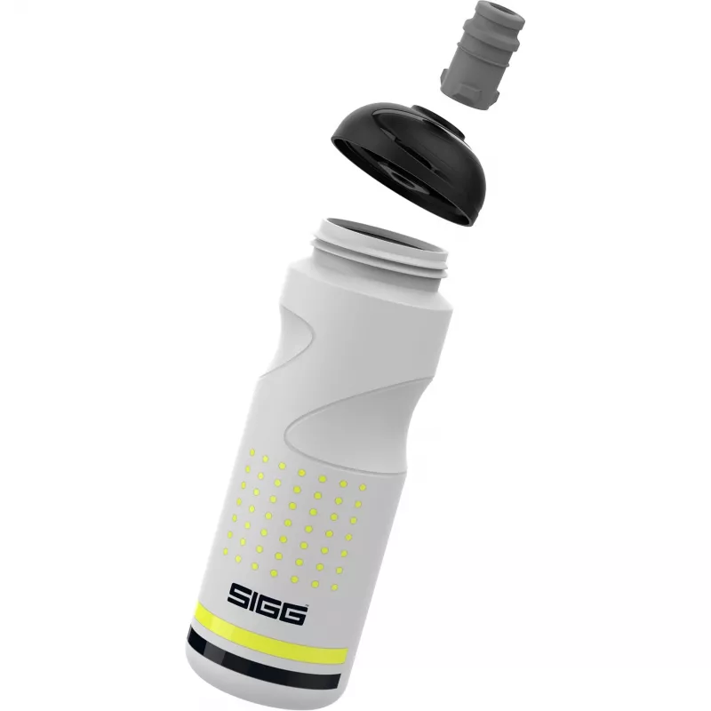 Joogipudel Sigg 6005.80 — plastikust spordipudel 750 ml, valge, 236 mm kõrgus