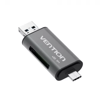 Vention USB3.0 multifunktsionaalne kaardilugeja hall metallist tüüp