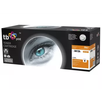 Toner TB Kompat. S OKI B412/B432, must, uus 412AN