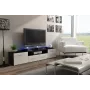 Cama TV-alus EVORA 200 wenge/valge läikiv