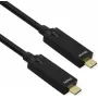 ROLINE USB 3.2 Gen 2 kaabel, AOC, C-C, ST/ST, 10 Gbit/s, 4K60Hz, PD (Power Delivery) 60W, must, 15 m