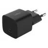 USB-C laadija Belkin BOOSTCHARGE 25W Power Delivery Must – kiire USB‑C PD 25W seinadapter