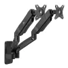Maclean seinakinnitus kahele monitorile, 17-32'', max 9 kg, mehaaniline vedru, MC-988
