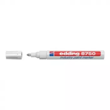 Püsimarker Edding 8750 ümarotsaga valge