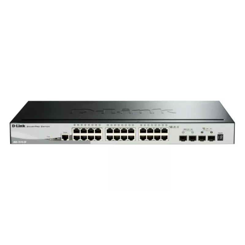 D-Link 52-pordiline Gigabit virnastatav POE nutihalduslüliti, sealhulgas 4 x 10G SFP+