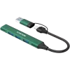 CANYON jaotur DS-02 4in1 USB-A/C Roheline