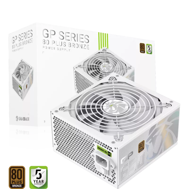 Gamemax toiteplokk, 80 PLUS, Bronze | GP 650B WH | 650 W