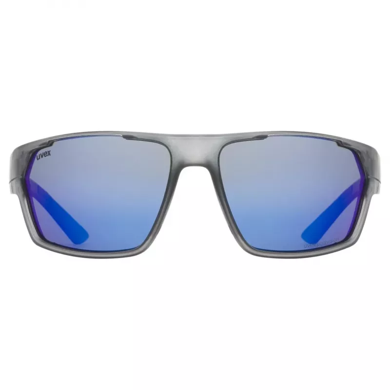 Polariseerivad päikeseprillid Uvex Sportstyle 233 P - smoke mat/mir.blue
