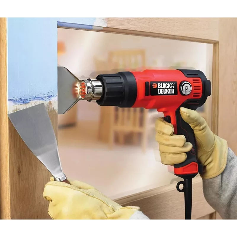 Kuumaõhupuhur Must & Decker KX2200K-QS — 2000 W, 720 l/min, kuni 645°C, püstolkäepide, 900 g