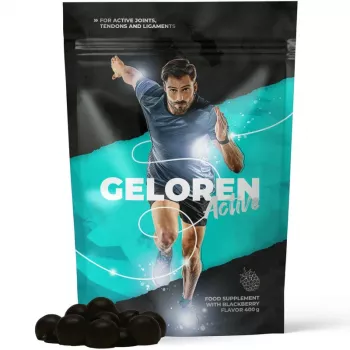 CONTIPRO GELOREN Active Mustberry liigest toetavad kummikommid, 90 tk / 410 g