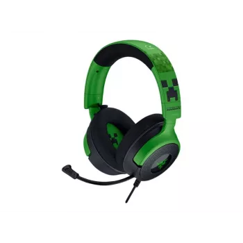 Juhtmega mänguri peakomplekt Razer Kraken V4 X — supra-auraalne, 20–20000 Hz, 1,8 m kaabel, 310 g, must/roheline