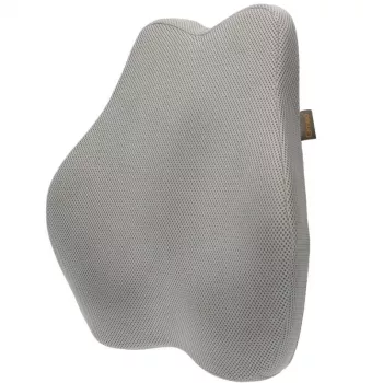 Nimmetoepadi MDH DRQE3S0BBXUXP — mäluvahust ergonoomiline, 450×410×105 mm, tihedus 55 kg/m³, hall, kott kaasas