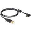 USB-kaabel DeLOCK 83147 USB 2.0 1 m USB A Micro-USB B Must