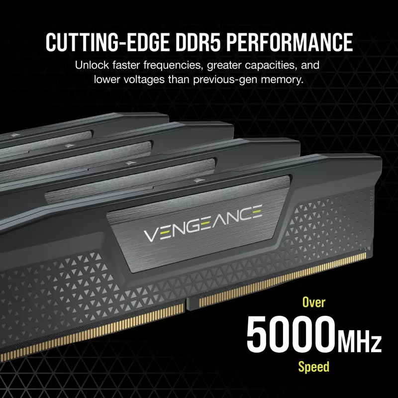 VENGEANCE® 48GB (2x24GB) DDR5 DRAM 7000MT/s CL36 mälukomplekt