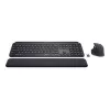 Logitech MX Keys Combo for Business - klaviatuuri ja hiire komplekt - taustvalgustusega - juhtmevaba - Bluetooth LE - QWERTY - GB - grafiit