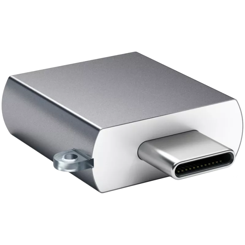 Satechi USB-C adapter USB 3.0-le Space Gray – üllas disain ja kõrge kvaliteet – kompaktne disain – – – (179979)