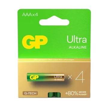 Leelispatareid LR03 /AAA GP Ultra 4TK
