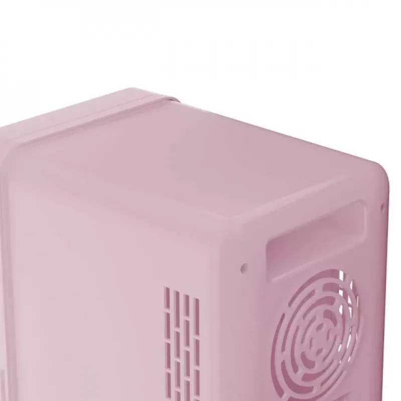 Minikülmik LED-meigipeegliga Elle ESDAFX04PUEU 4 L, lilla