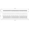 Alantec PK013 - Gigabit Ethernet - RJ-45 - Cat5e - U/UTP (UTP) - 22/26 - Must (PK013)